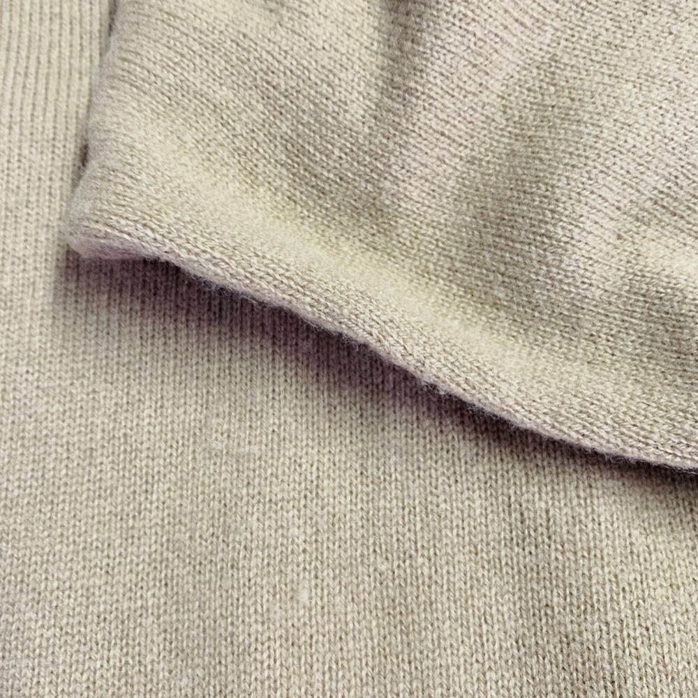 POLO by RALPH LAUREN Size XL Tan Wool Knit V-Neck Sweater - Picture 5 of 9